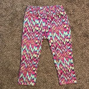 Reebok Printed Workout Crops